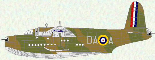 Sunderland I of No 210 Squadron (Temperate Land scheme)